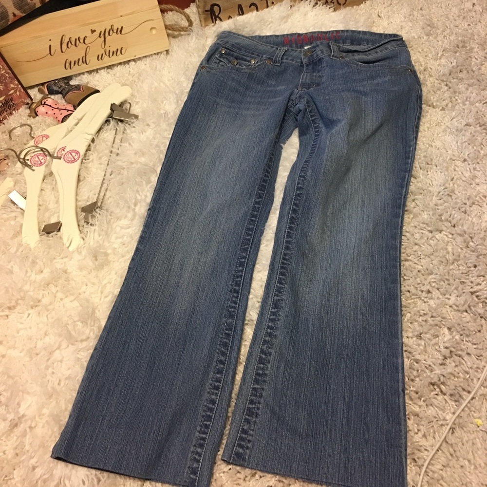 4/$50 Hydraulic jeans hemmed Capri length