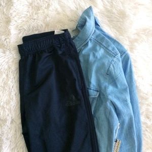 adidas Pants - ADIDAS black drawstring climacool joggers adidas Pants - ADIDAS black drawstring climacool joggers