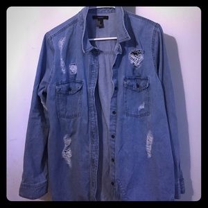 Forever 21 Jean shirt