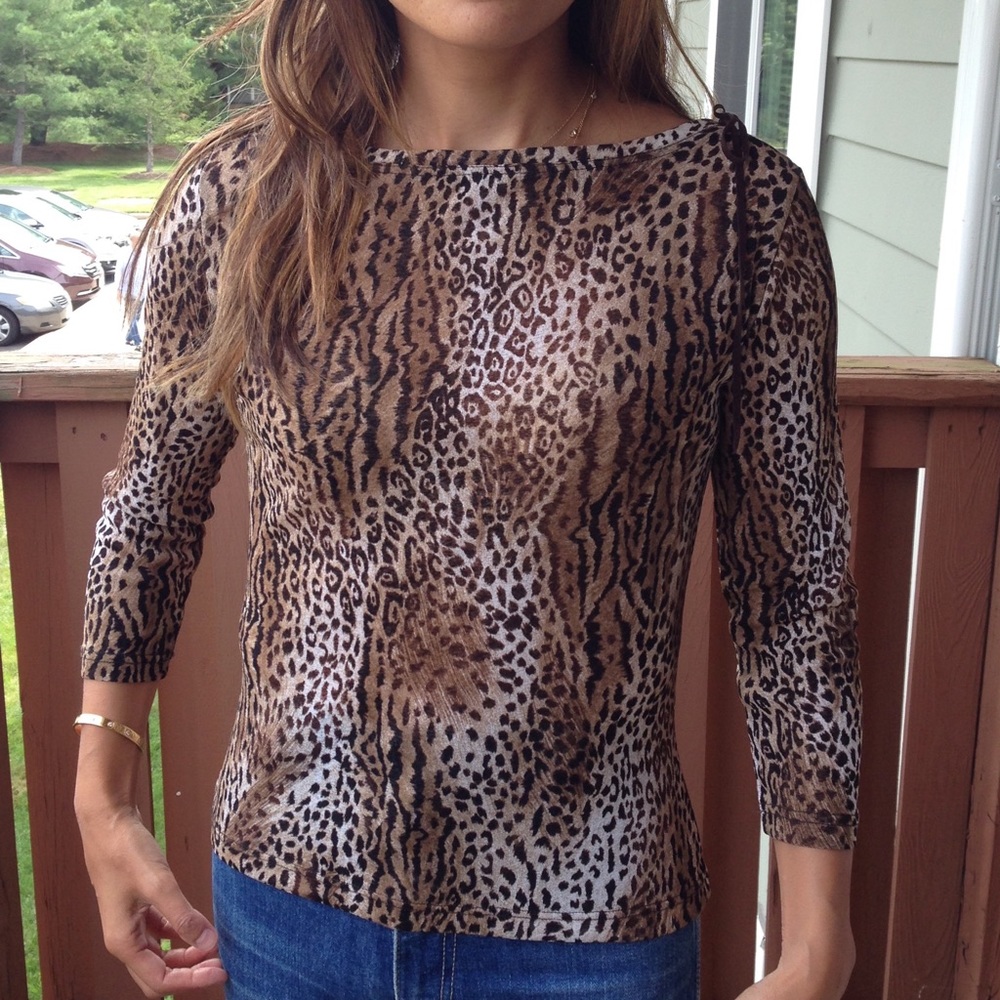 Leopard lightweight women's top, Size: Small