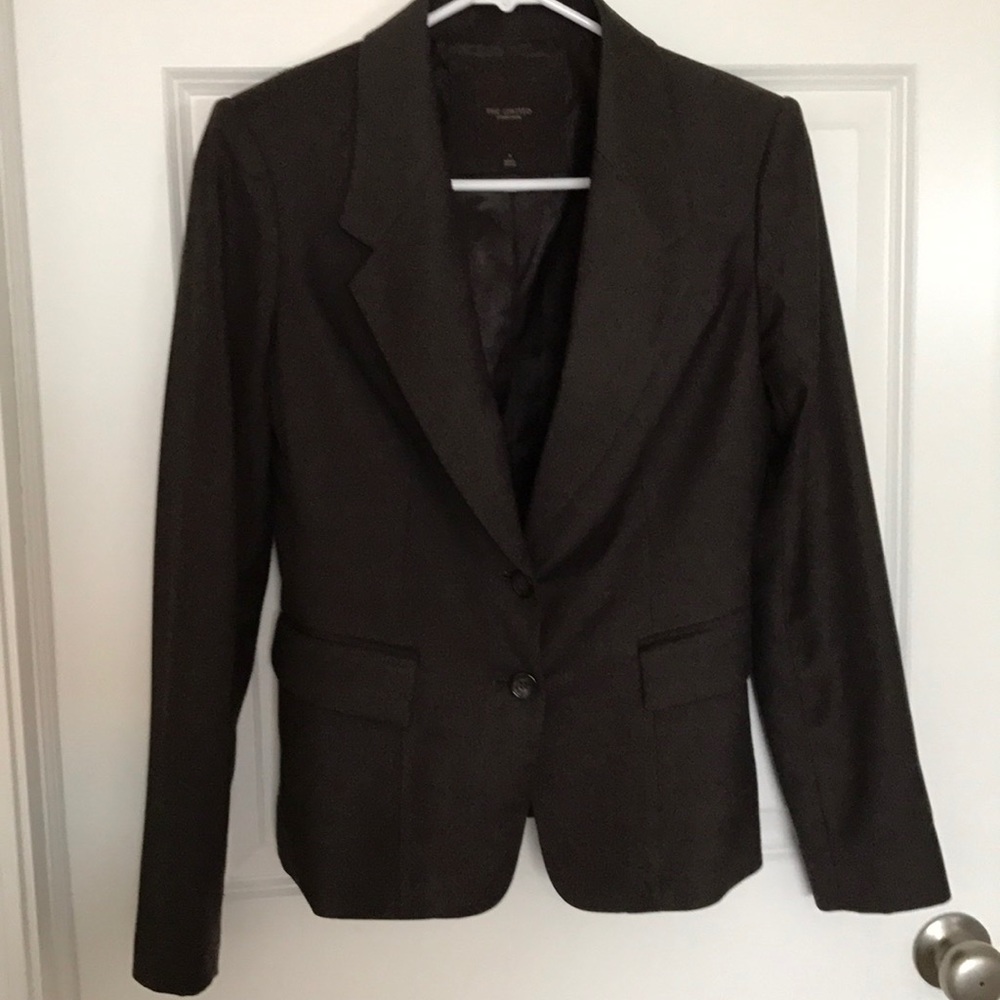 Dark brown pant suit