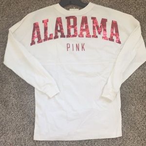NWT Victoria's Secret Alabama Sequin Varsity Crew