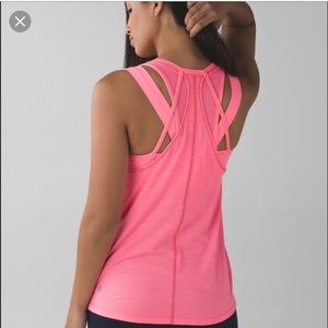 Lululemon Workout Tank Strappy 10 Tough It Out VGC