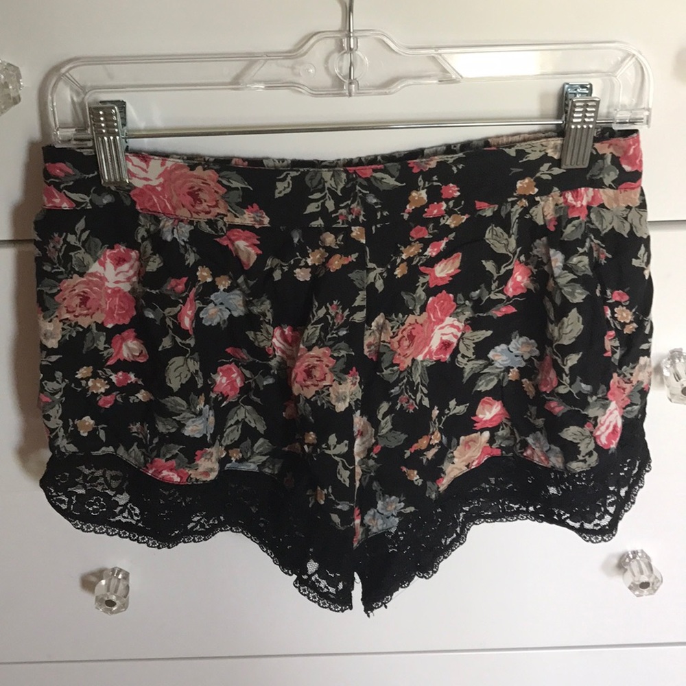Urban Outfitters floral soft shorts