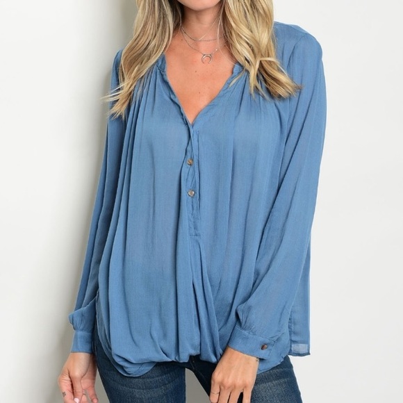 V-neck Blouse - Picture 3 of 4