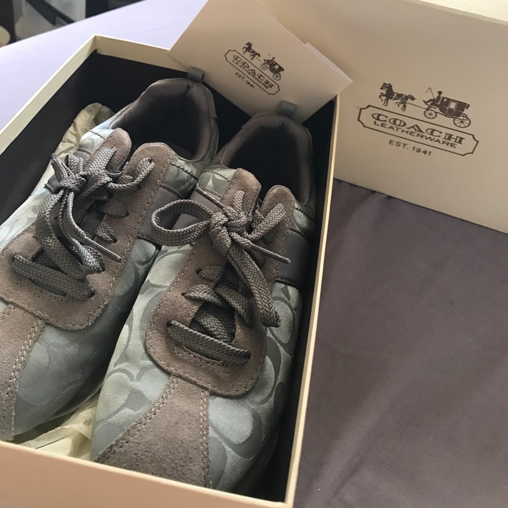 Worn once coach sneakers
