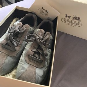 Worn once coach sneakers