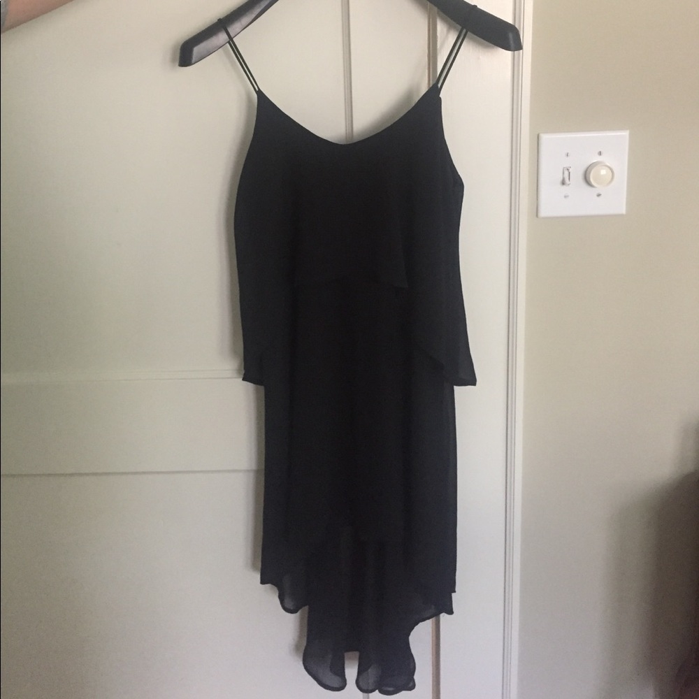 Black High-Low Dress