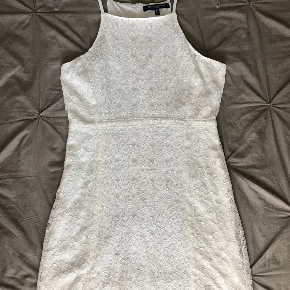 NWOT White lace dress