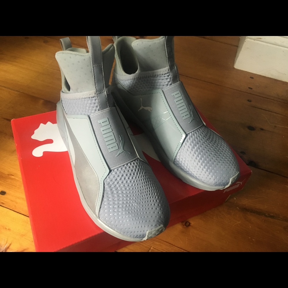 New Grey Puma FIERCE Women's Training Sneakers