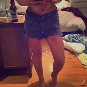 Free people cut off shorts
