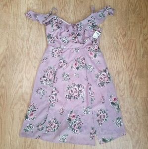 Charlotte Russe Lilac Floral Dress