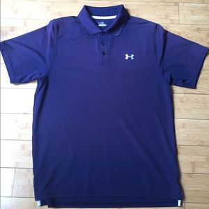 Men's under armour golf polo size medium like new