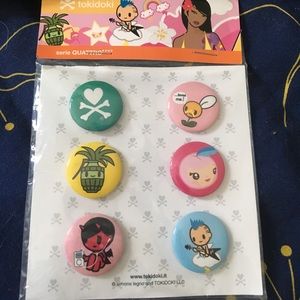 Toki Doki pins