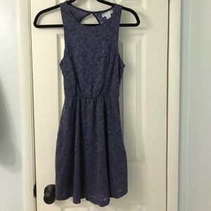 Lace open-back sundress