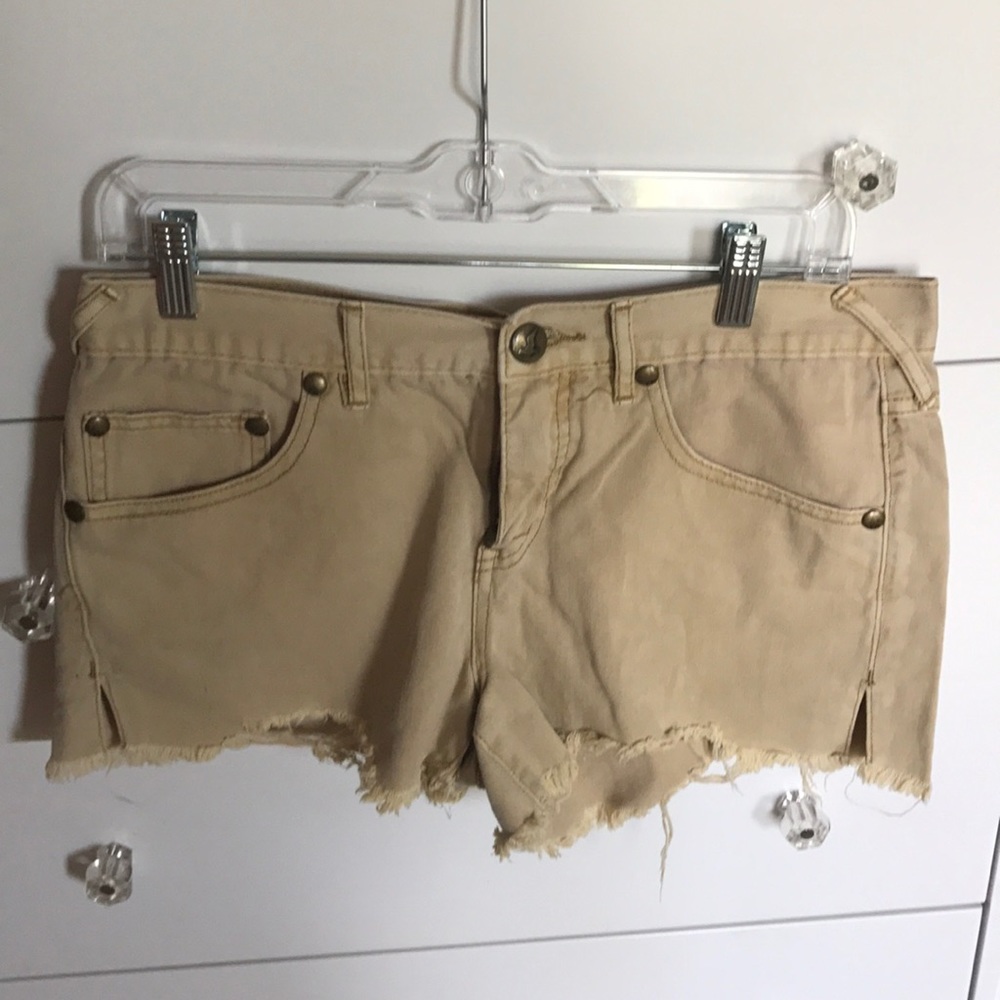 Free People denim cutoff shorts