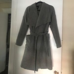 Madewell delancey blanket wool wrap coat XS