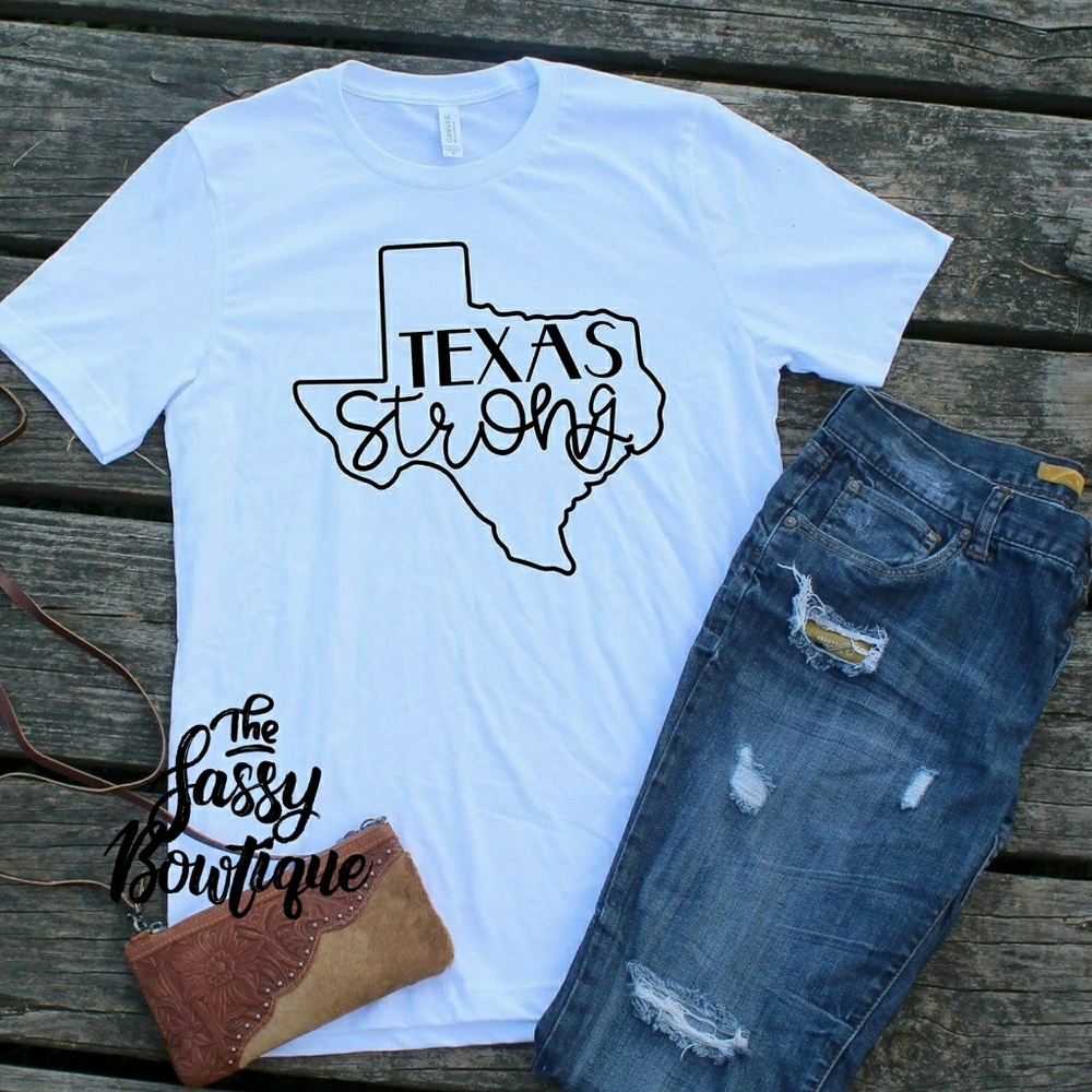 Texas Strong Fundraiser Tshirt Hurricane Harvey