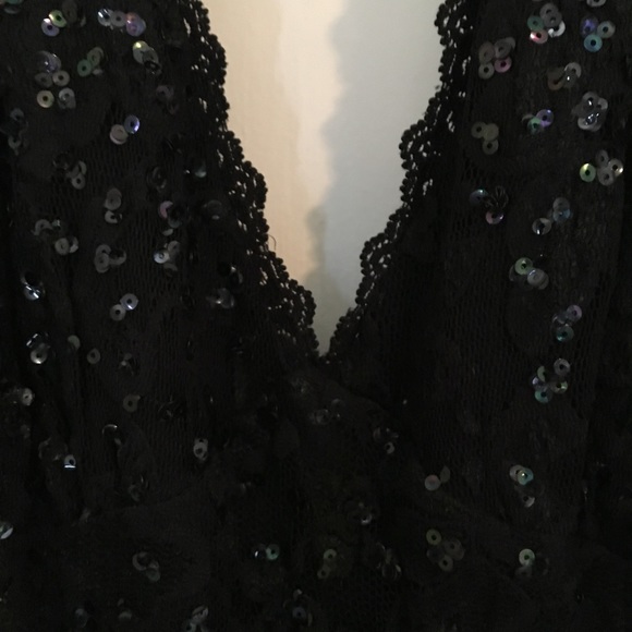 Arden B Black Sequin Halter Dress - Hugs You! - Picture 3 of 6