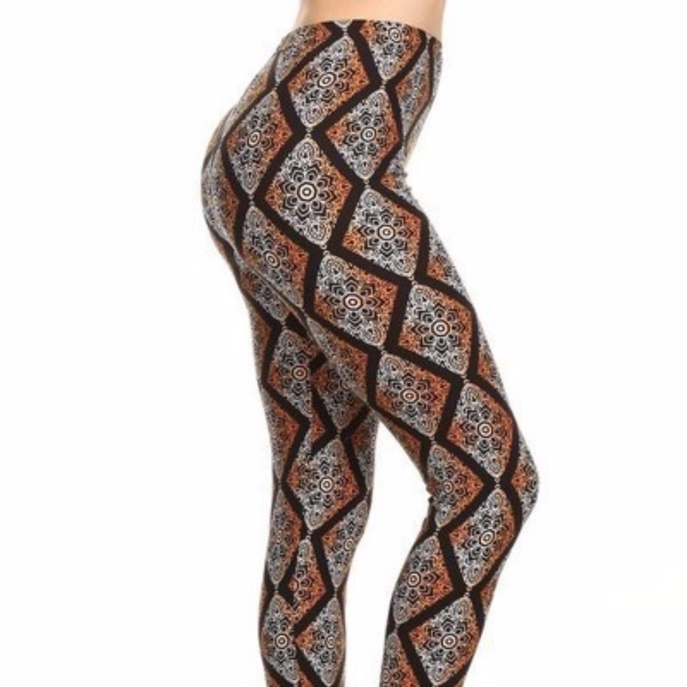 NEW! Super Soft Printed Multi Colored Leggings