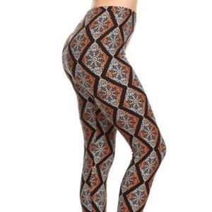 NEW! Super Soft Printed Multi Colored Leggings