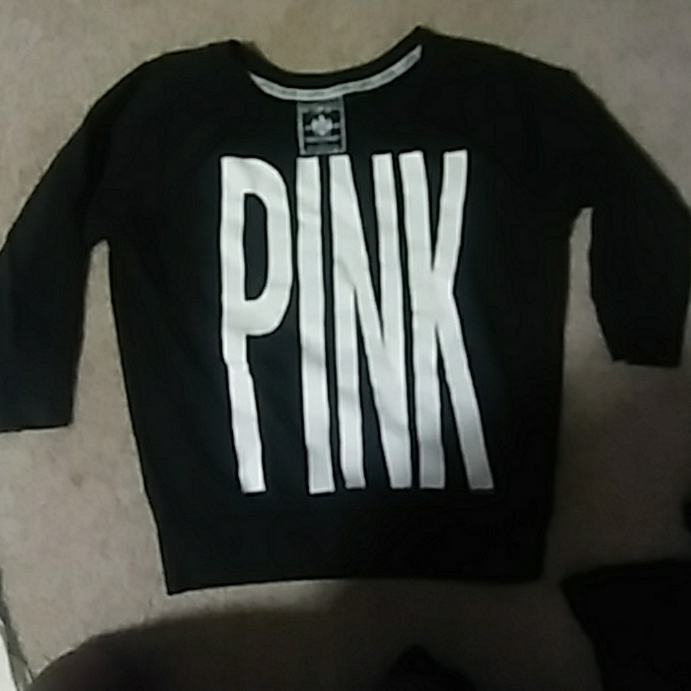 ✴SOLD!!!!! ✴Victoria's Secret PINK black sweater