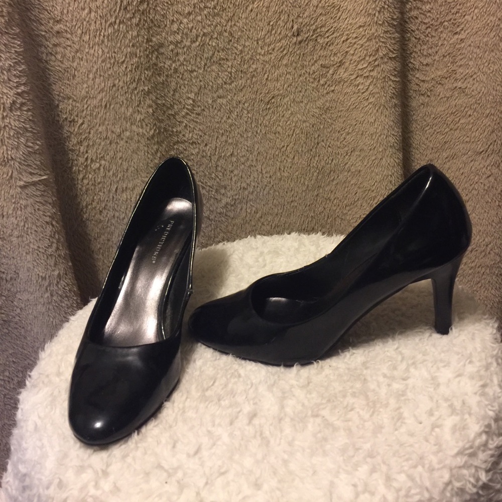 Black high heels