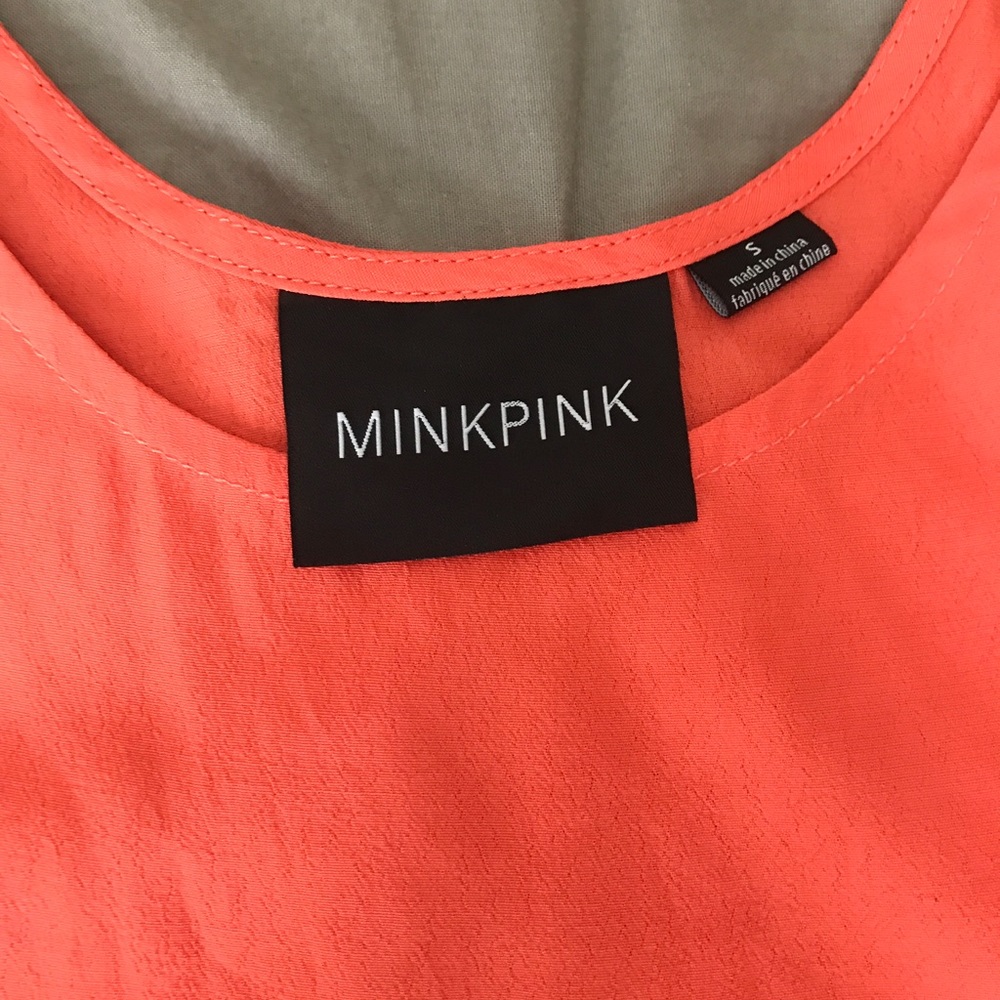 Coral crop top