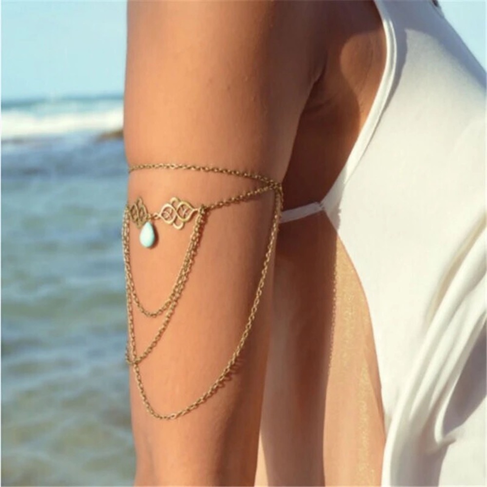 ✨40% off✨🌴Arm Bracelet with Blue Water Drop