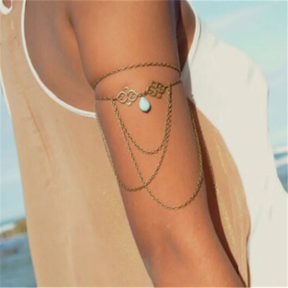✨40% off✨🌴Arm Bracelet with Blue Water Drop - Picture 2 of 3
