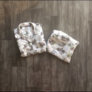 Victoria's Secret city print pajamas