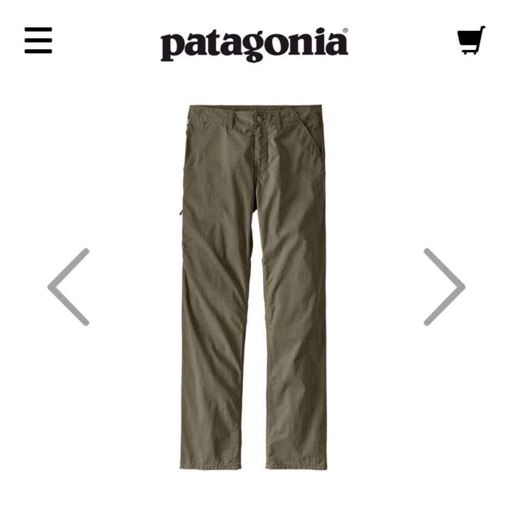 Men's Patagonia Green Pants Size 36