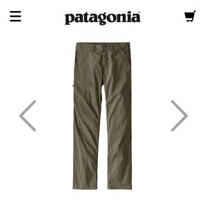 Men's Patagonia Green Pants Size 36