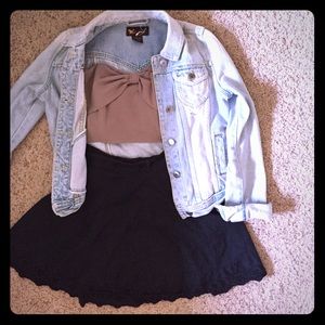 Light wash denim jacket