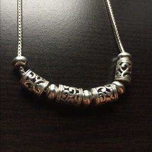 Brighton beaded silver necklace