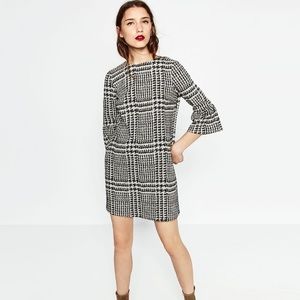 ZARA NWOT mini dress with print