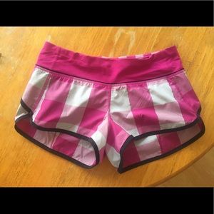 Pink plaid lulu shorts