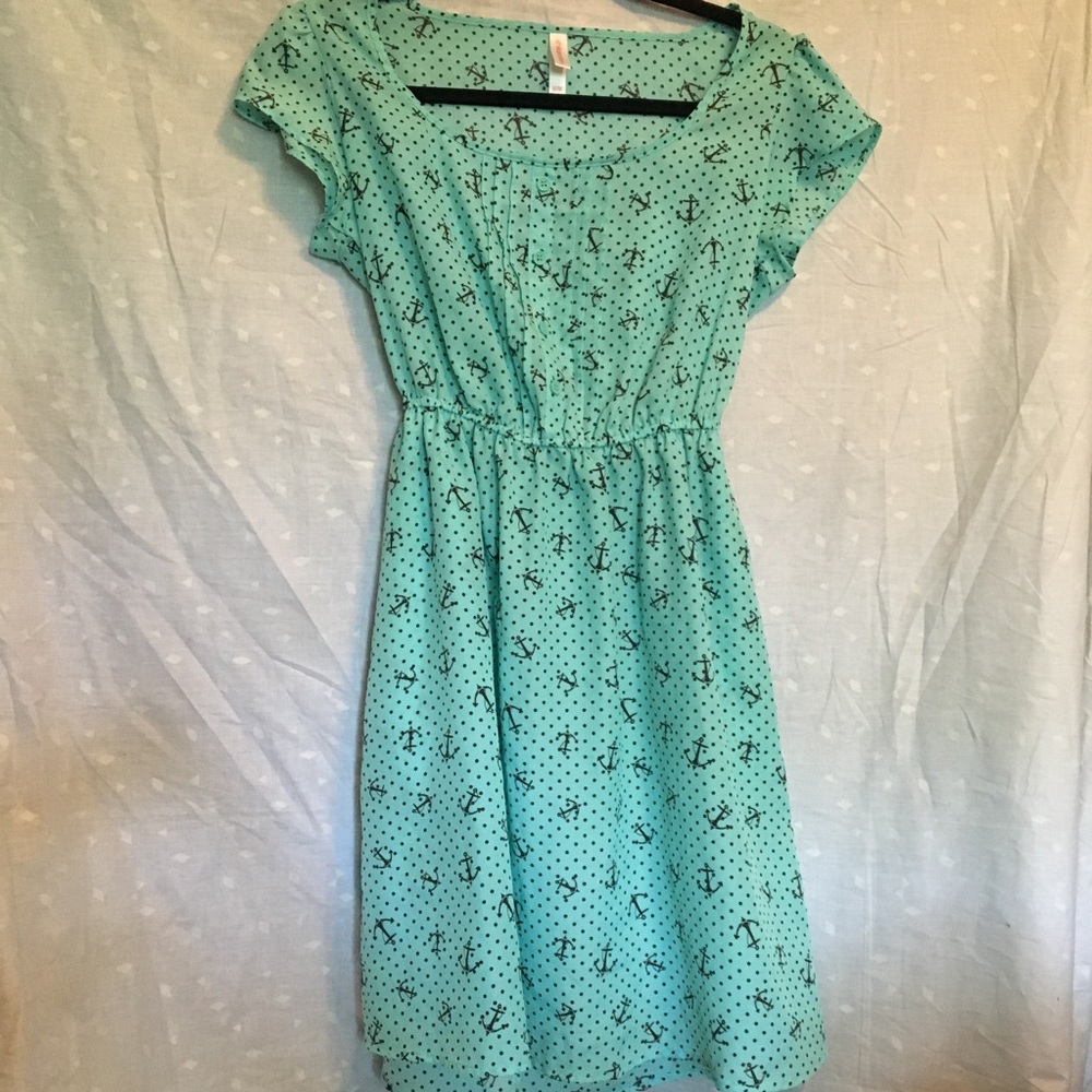 NAUTICAL ANCHOR PRINT DRESS ⚓️