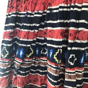 Multicolor Ethnic Inspired Halter Dress