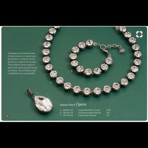 Sabika Crystal Manhattan Choker Classics Opera