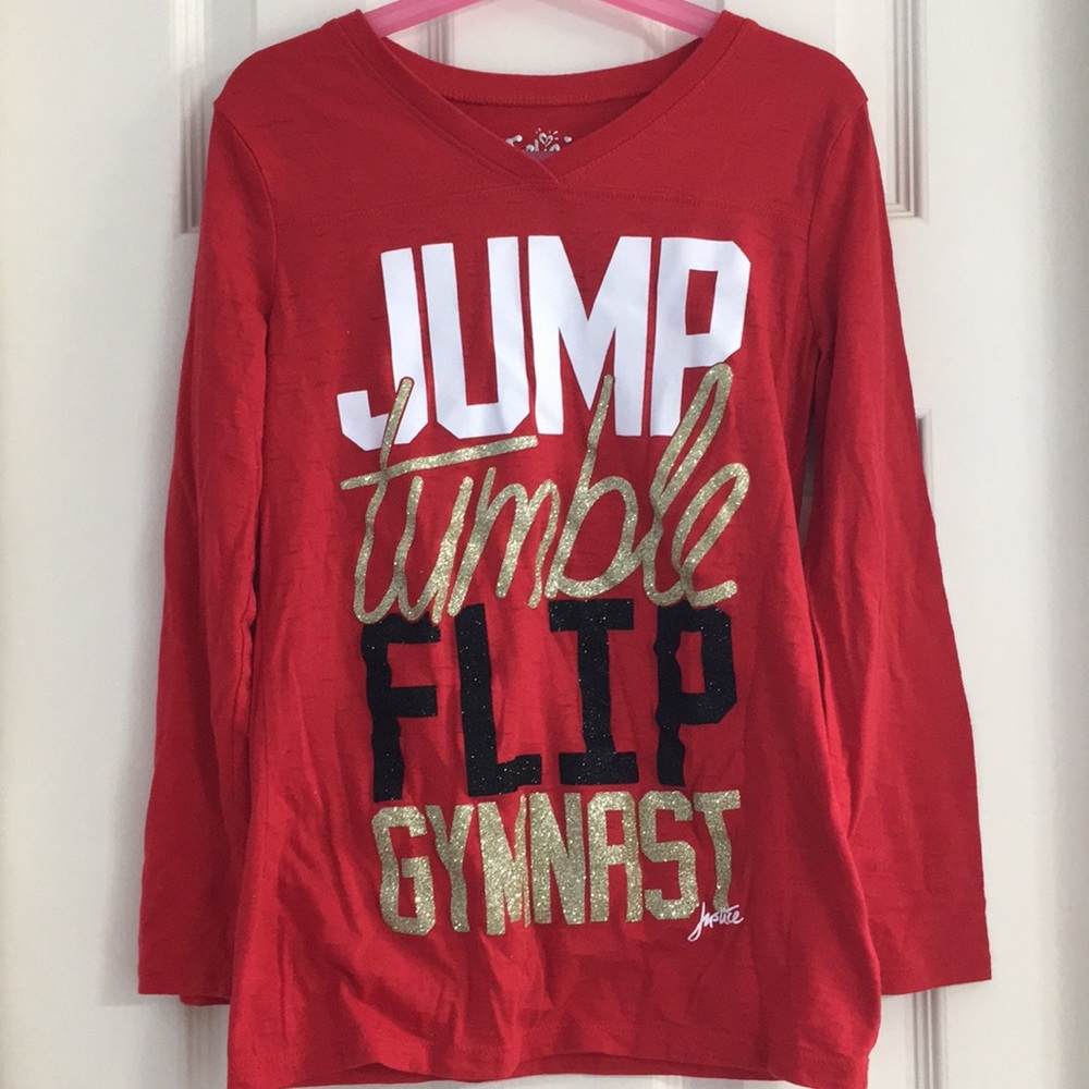 Gymnast long sleeve top, size 10