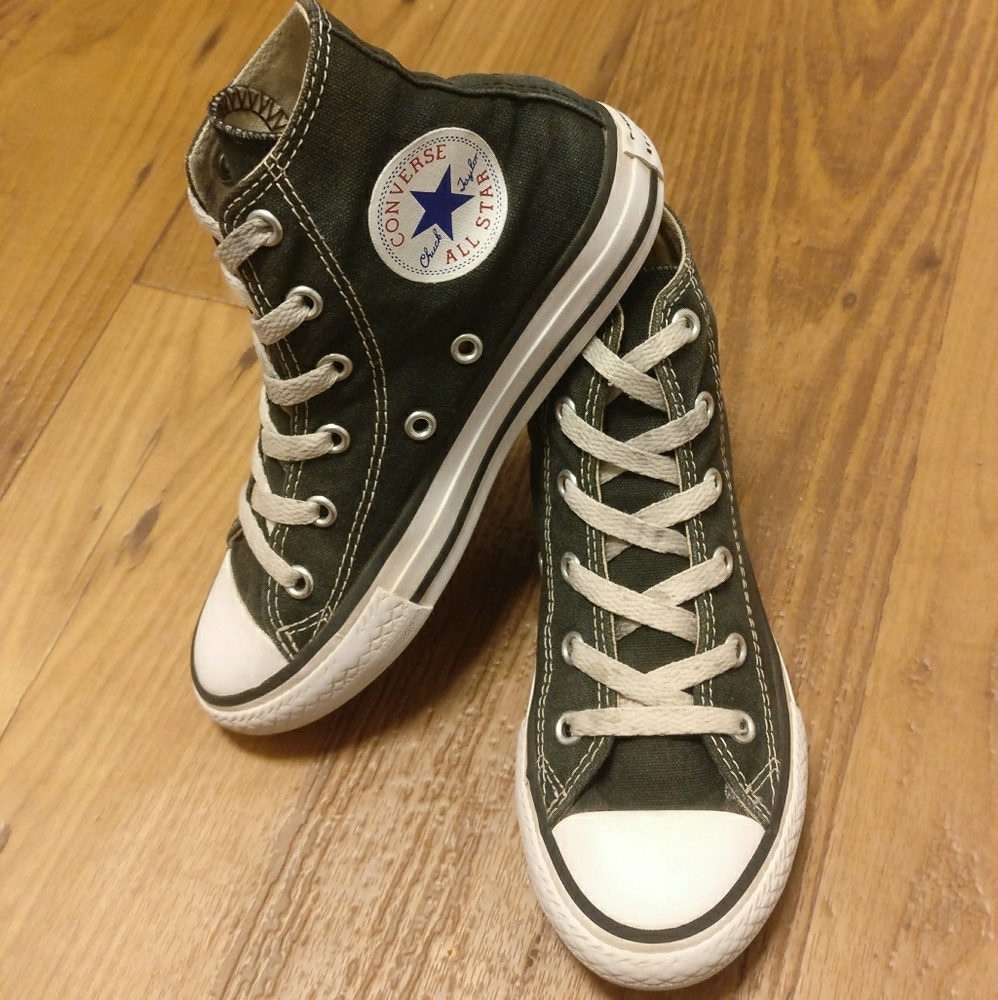 Black High Top Chucks