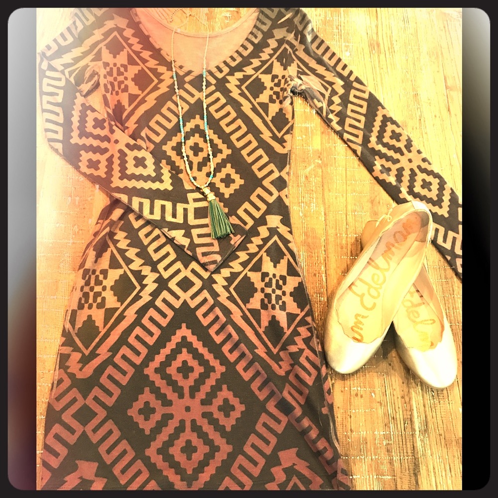 Ombré Tribal Cocktail Dress