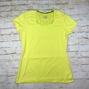 Women's Neon Yellow Quick Dry T Shirt