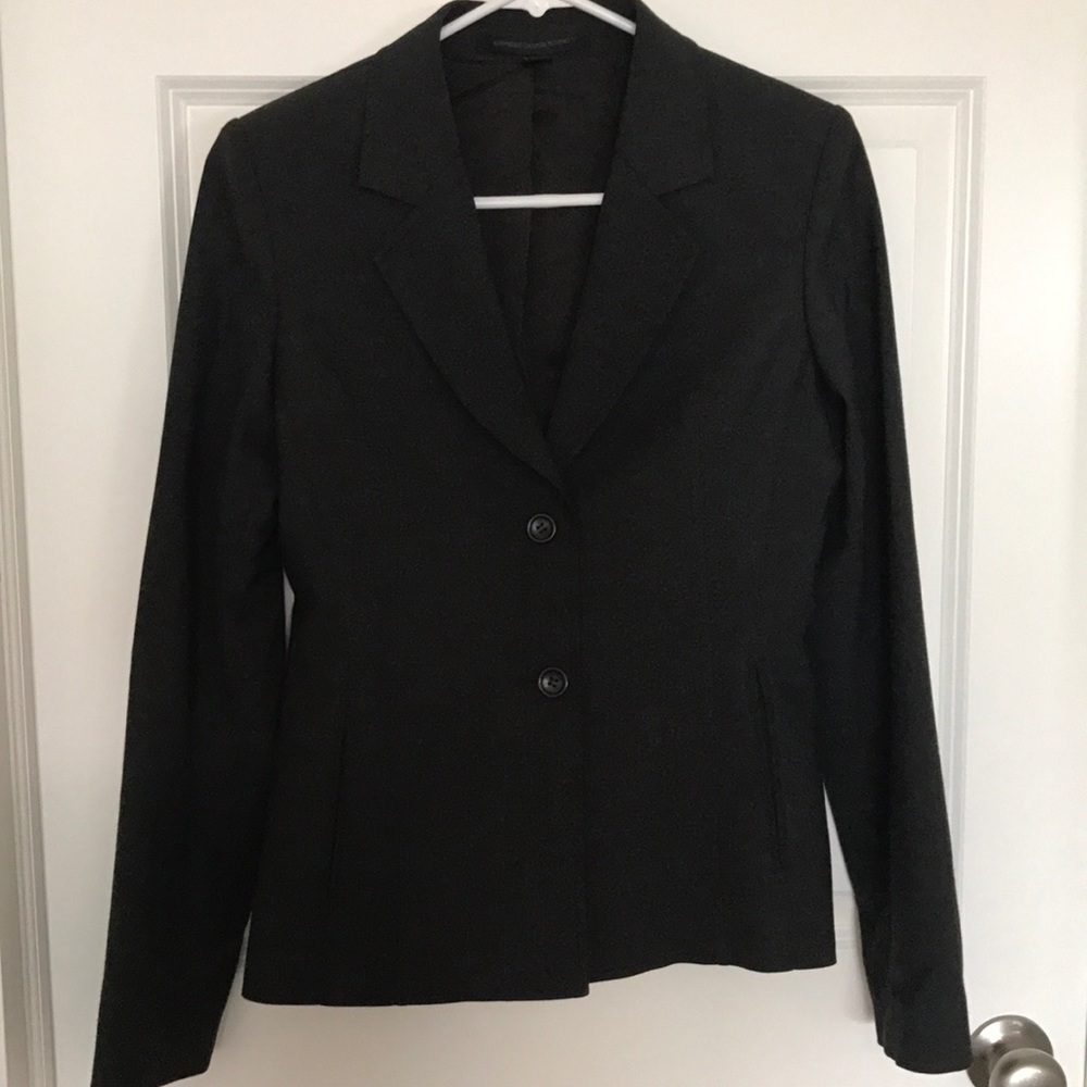 Express charcoal grey skirt suit