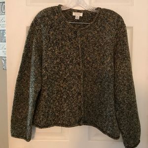 Christopher&Bank multicolored button up sweater.