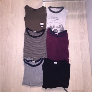 6 Brandy Melville t-shirts