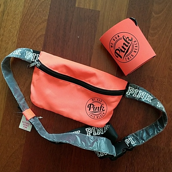Orange VICTORIAS SECRET PINK Loozie /& Fanny Pack