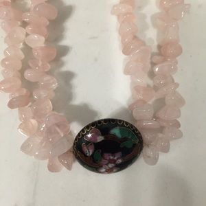 LAST CHANCE!! Rose quartz necklace