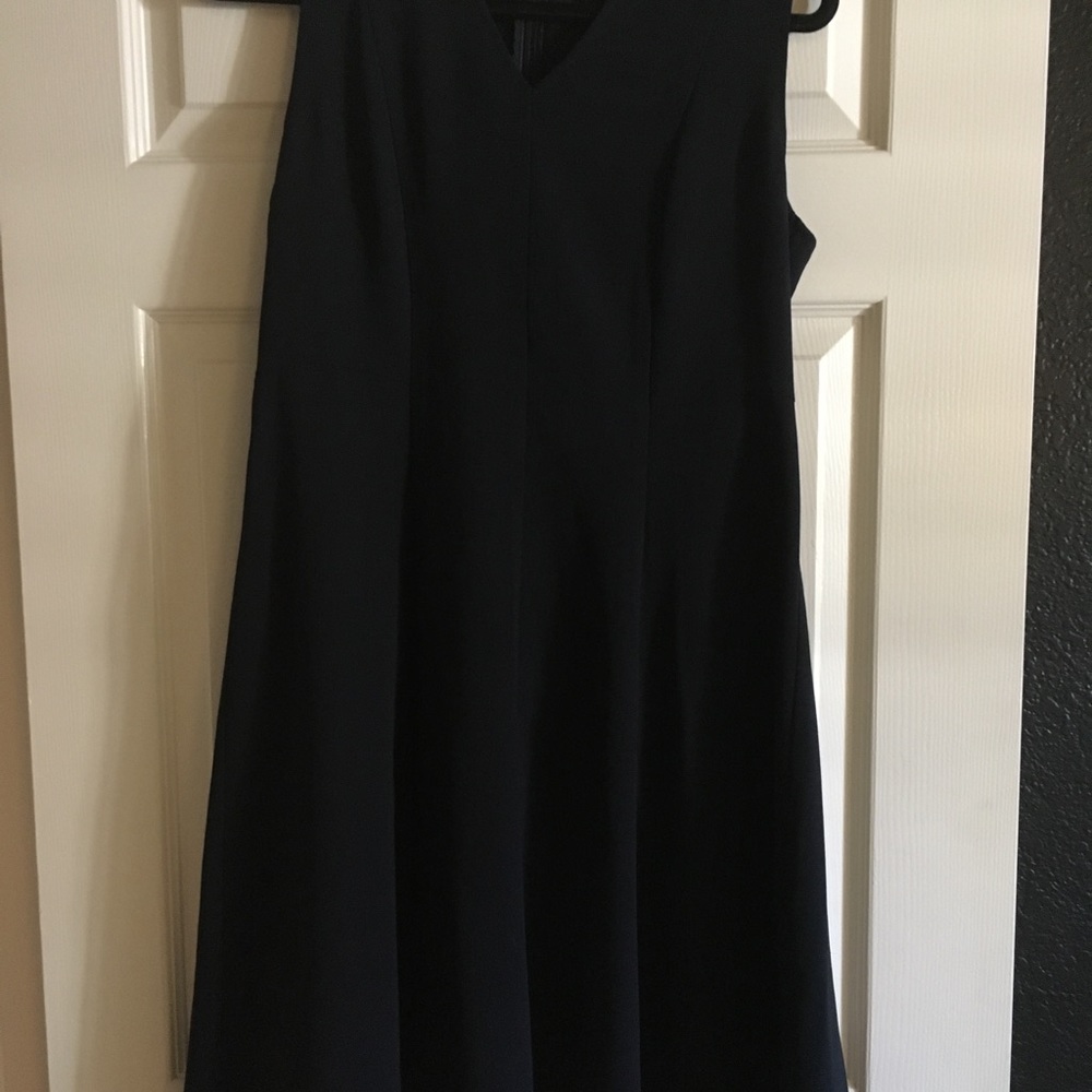 Uni Qlo Sleeveless Navy Blue Dress